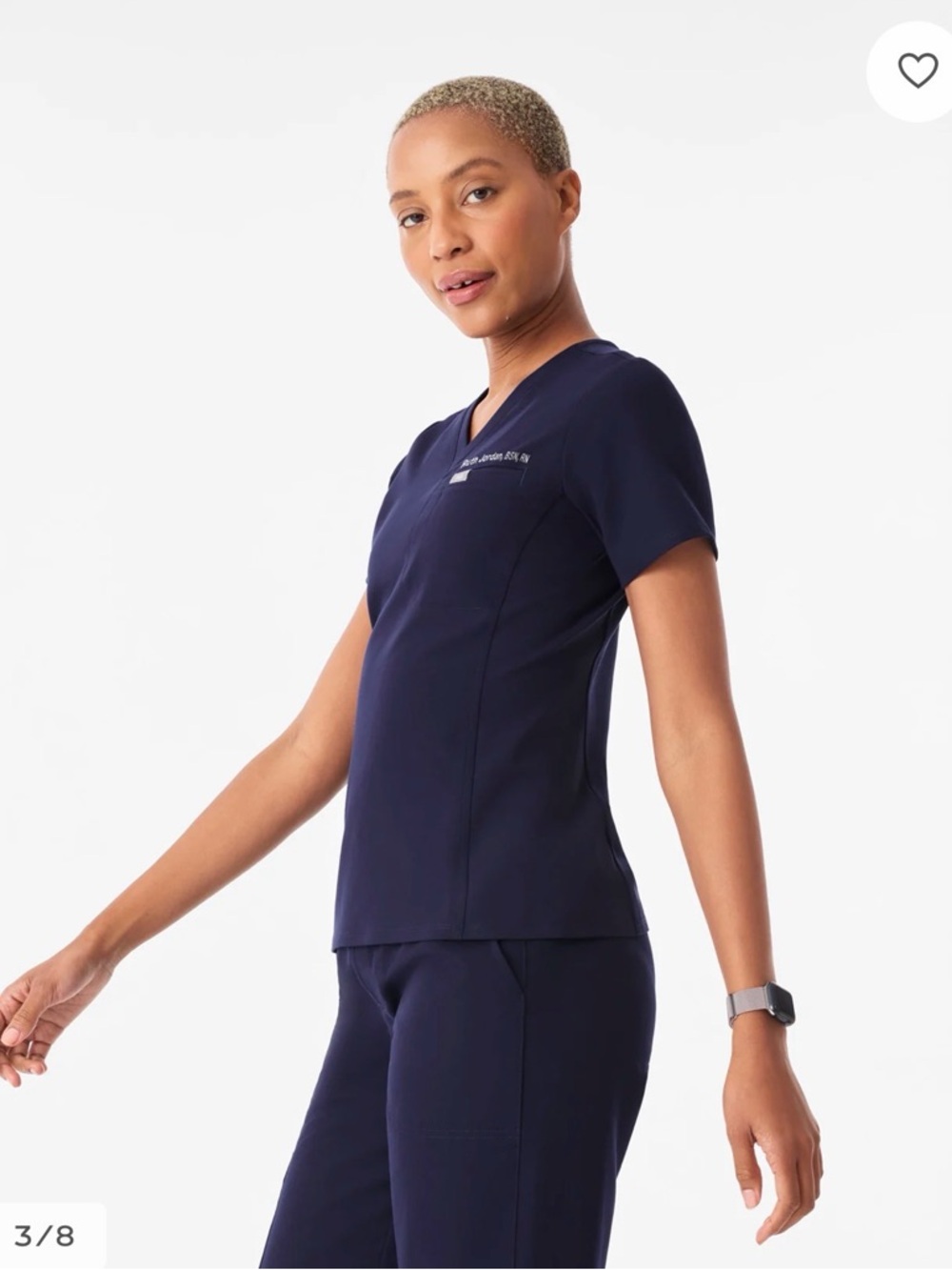 FIGS Everly Slim Scrub Top